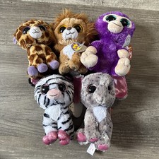 Ty Beanie Babies Boo Miscellaneous Jungle 6  Tall  LOT OF 5   NEW WITH TAGS