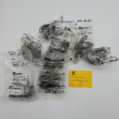 Lot Of 8 8 HP Hollow Pin Roller Chain Connecting Link RS100 