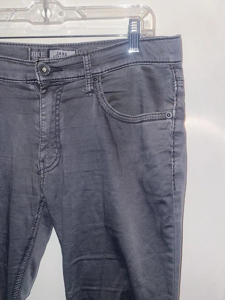 BKE Buckle Mens Gray Jake Straight Leg Performance Stretch Denim Pants 34x31 - Image 4 of 4