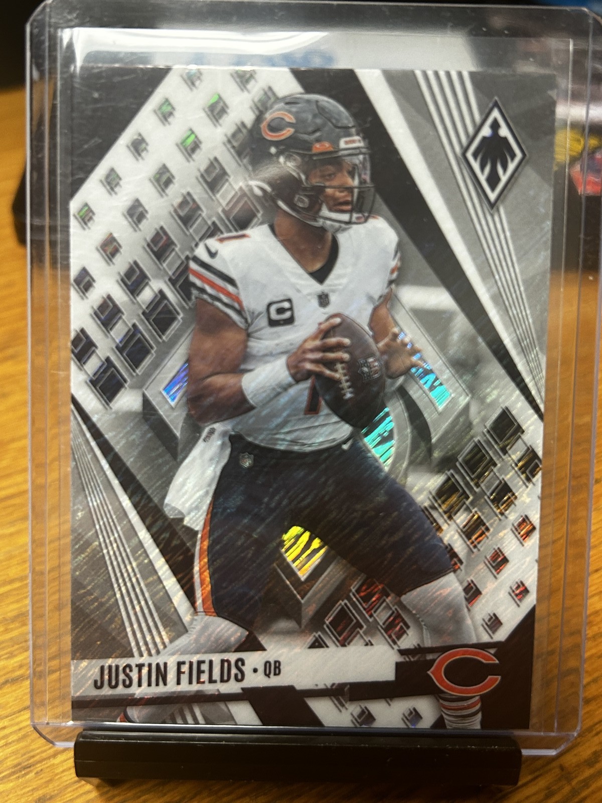 2023 Phoenix Justin Fields White Shimmer #26 Bears