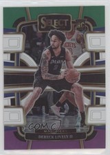 2023 Panini Select Concourse Green White Purple Prizm Dereck Lively II #76 gc7