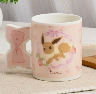 Pokémon Platin Zakka Ribbon Mug Tasse Pokemon Cute Girly Japan Neu Orig.verpackt
