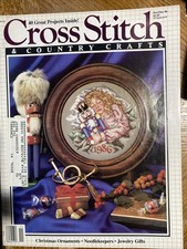 Vintage Cross Stitch Country Crafts Magazine Nov Dec 1986 40 Great Projects