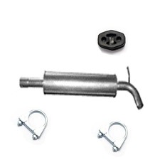 Mittelschalldämpfer Auspuff+Anbausatz für VW Golf VII 1.4FSI Schrägheck 110kW