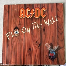 AC/DC Fly On The Wall 1985 Vinyl Record LP Album German Pressing