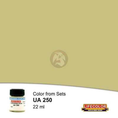 LifeColor Acrylic Paint Color from Sets Dunkelgelb Base Color FS 33303 UA250