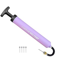 Dual Action Sports Ball Inflator Pump with 5 Needles for Soccer, Football,