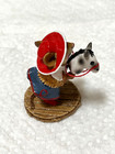 WEE FOREST FOLK CLIPPITY CLOP RED/WHITE/BLUE NEW MINT WITH BOX  — photo 2