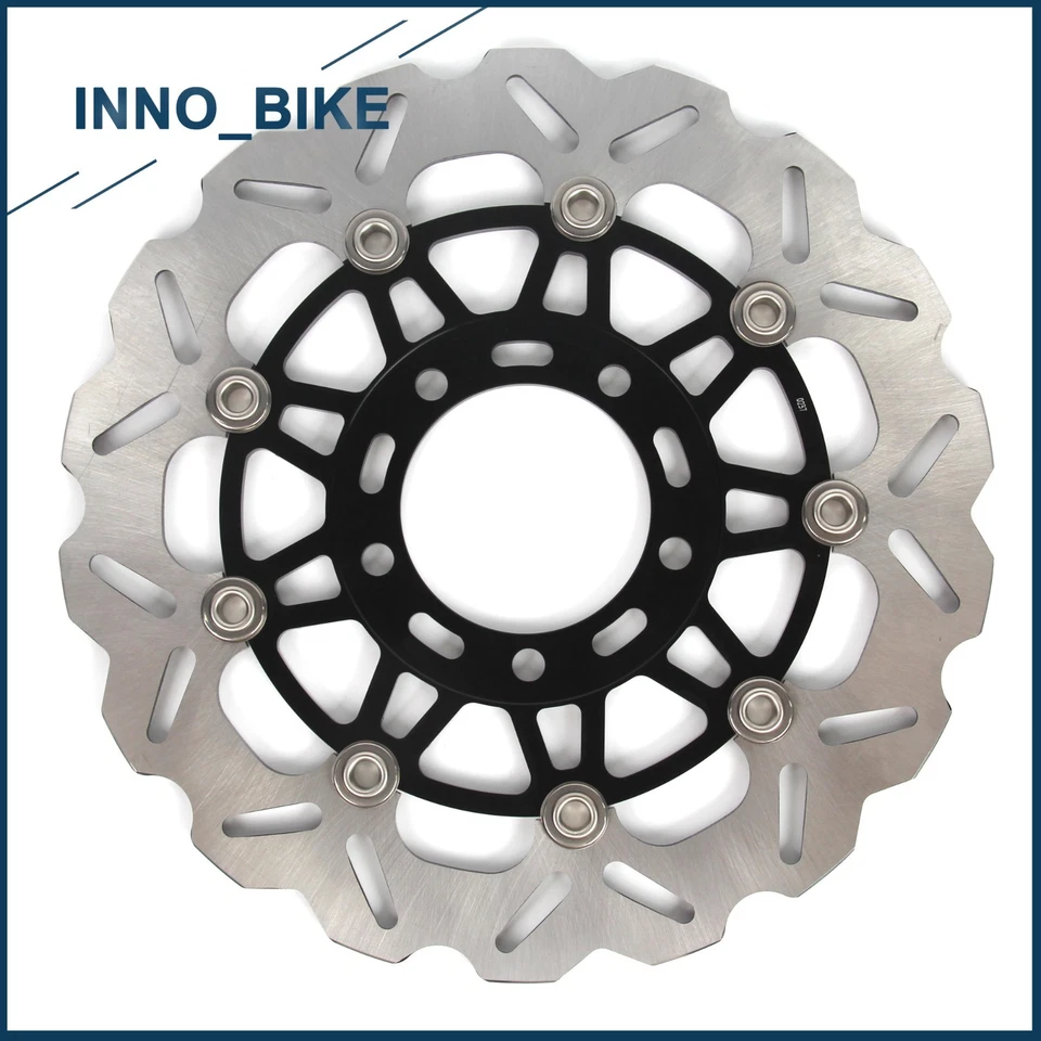 Disco de rotores de freno delanteros Arashi para Kawasaki Ninja ZX6R 2005-2016 ZX10R 2004-2007 Foto 4 de 4