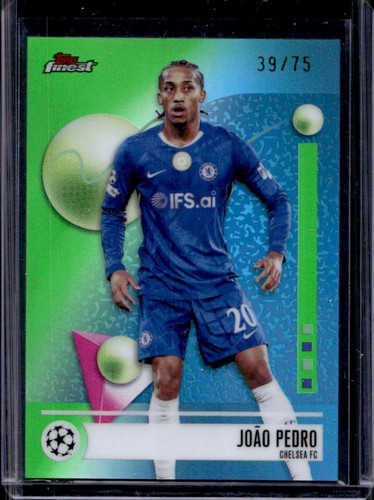 2025-26 Topps Club Competition Finest Joao Pedro Common Green Refractor #/75