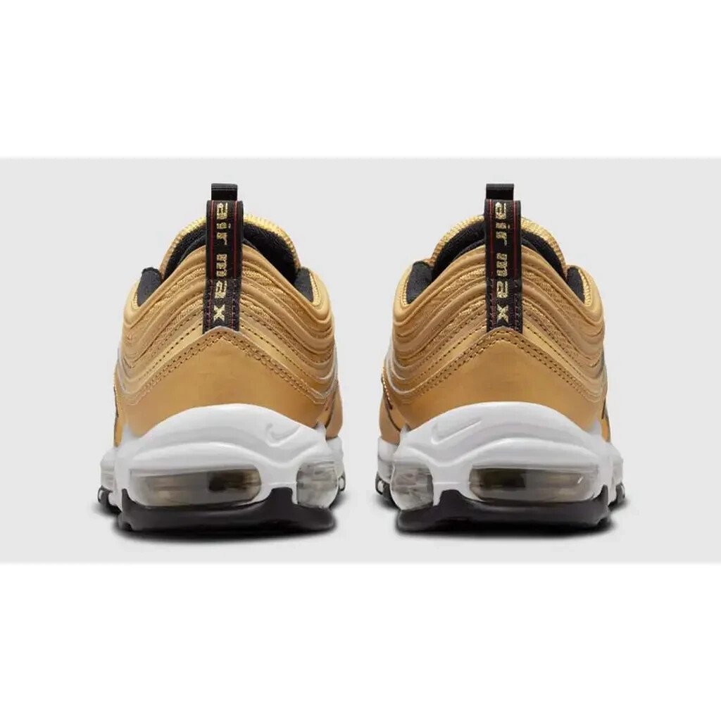 Nike Air Max 97 Metallic Gold Bullet Train Pop Sporty Womens