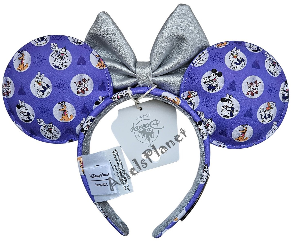 Disney Parks 100th Platinum Mickey Minnie & Friends Ear  display picture 2