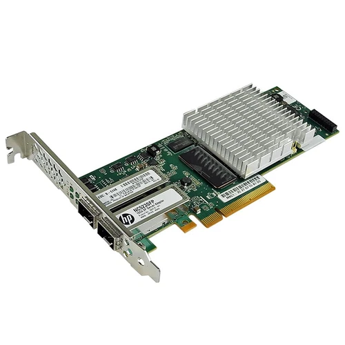 HP NC523SFP FC Dual-Port 10GbE SFP+ PCIe x8 Server Adapter SP# 593742-001