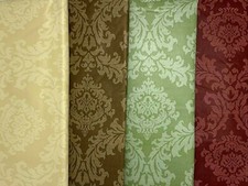 Damask Pattern Cloth Backed Vinyl Tablecloth. Round, Square, Oblong