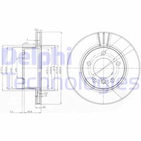 2X Delphi BG3899C Bremsscheibe FüR BMW