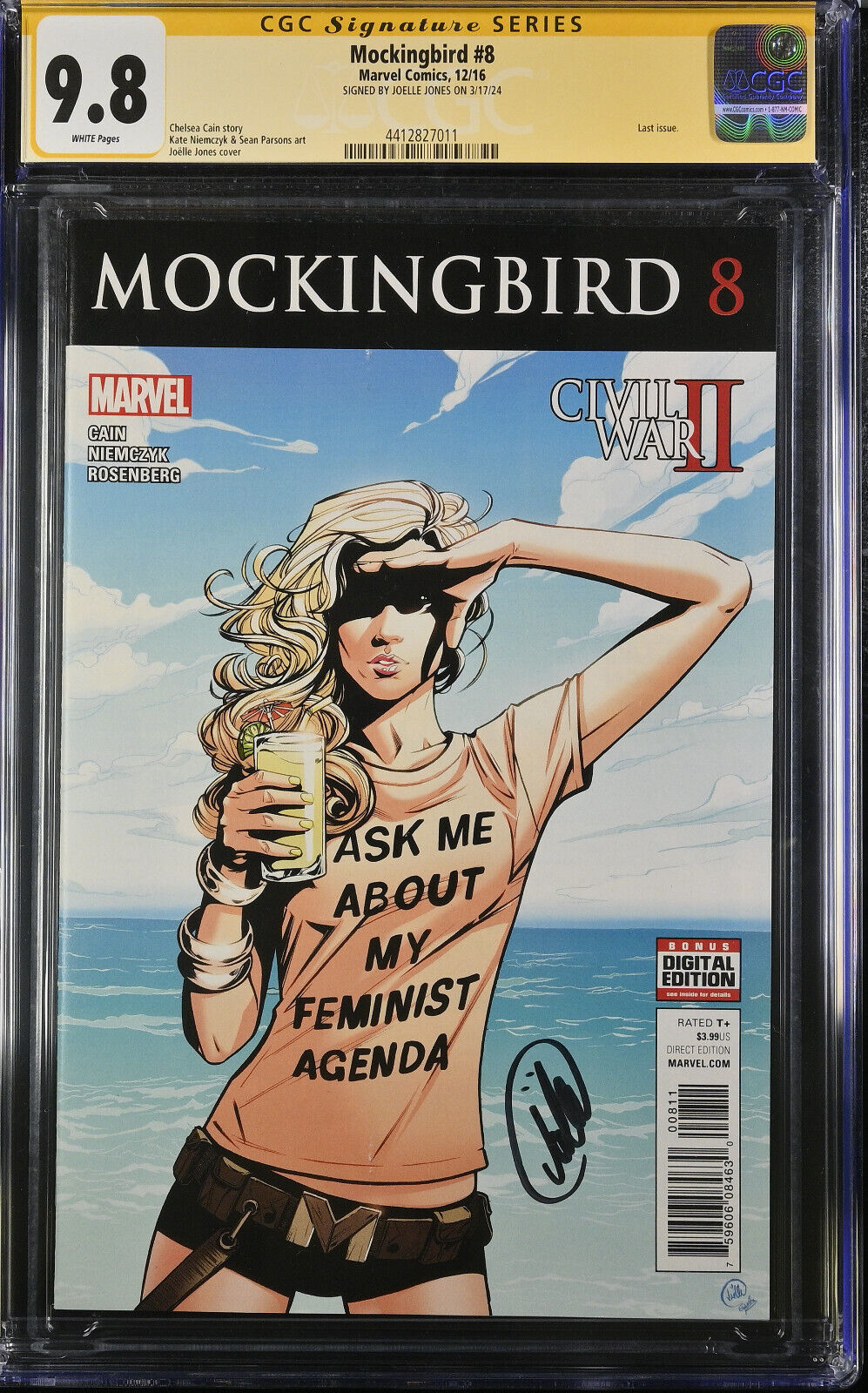 Mockingbird #8 Joëlle Jones Cover/Art CGC 9.8 - Signed