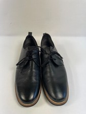 Hush Puppies Colby Oxford Mens Black Solid Leather HMV10442-007 Size 10