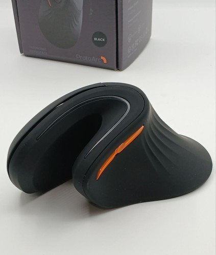 ProtoArc Ergonomic Vertical Mouse, EM11 NL Bluetooth Mouse Wireless, Black - Picture 6 of 7