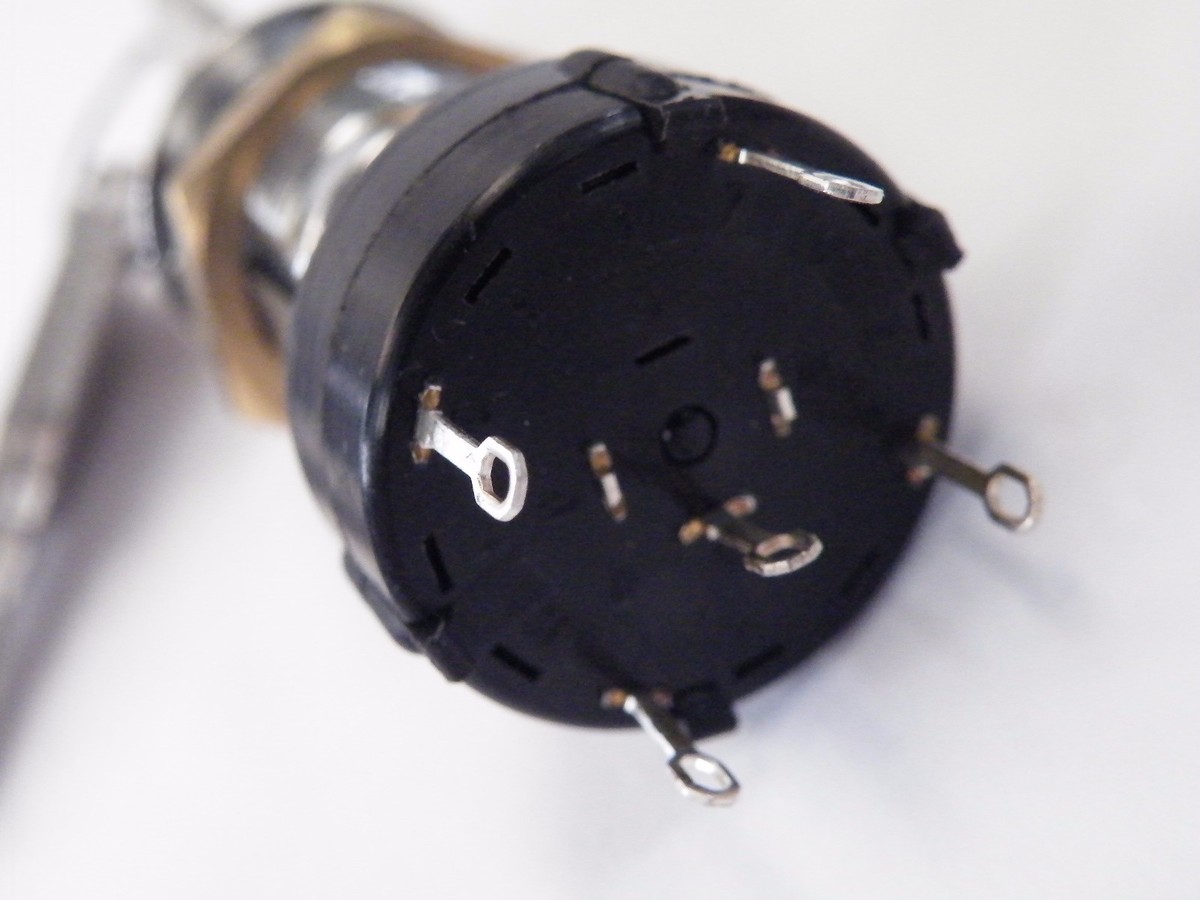 Lorlin, 3 Position Rotary Switch, 500 MA, PCB Pin