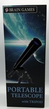 New Brain Games Telescope With Tripod 15x Magnification Durable Construction New