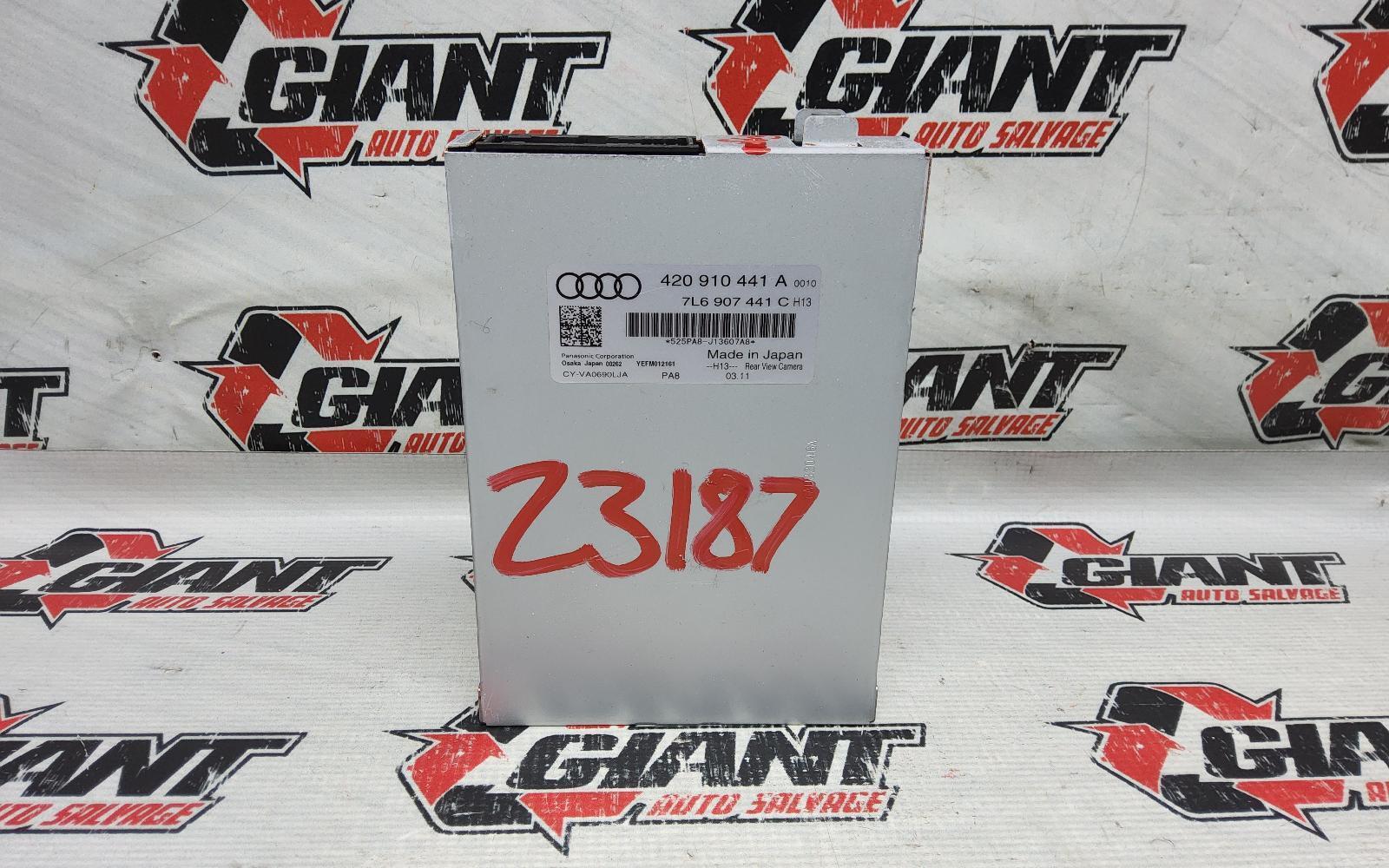 11 AUDI R8 DRIVER ASSIST REAR VIEW CAMERA CONTROL MODULE 420910441A