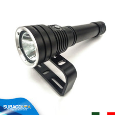 Torcia Subacquea a Led XHP 50 Ricaricabile con Maniglia Goodman per Sub Diving 