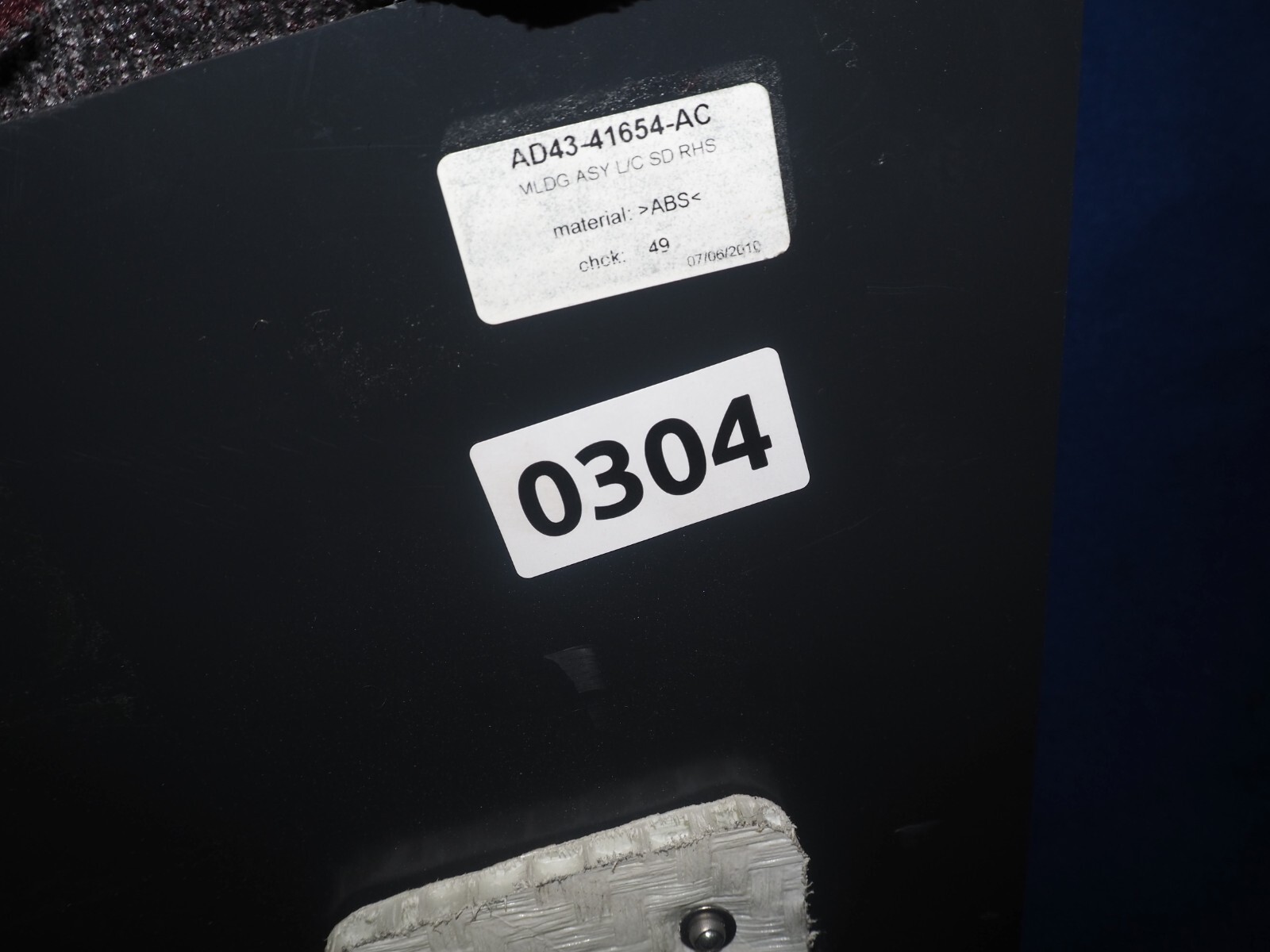 2010-2020 Aston Martin Rapide Rear Right Trunk Cover Panel Trim OEM W/Warranty