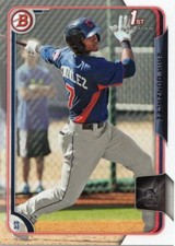  2015 Bowman Prospects #BP48 Erik Gonzalez 1st bowman