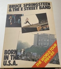 1984-85 BRUCE SPRINGSTEEN BORN IN THE USA TOUR PROGRAM & CNE STADIUM SHOW TICKET