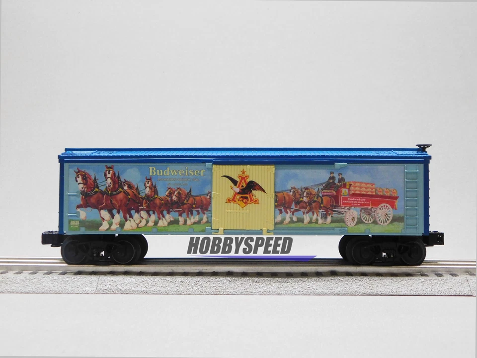 LIONEL ANHEUSER-BUSCH VINTAGE CLYDESDALE REEFER O GAUGE refrigerator 2228040 NEW - Image 3 of 4