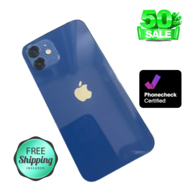 Apple iPhone 12 - Blue, Green, Red - T-Mobile, Verizon, Unlocked - 128GB, 64GB