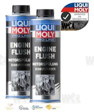 2 x LIQUI MOLY PRO-LINE ENGINE FLUSH 500ML PETROL & DIESEL ENGINES FLUSH 2427
