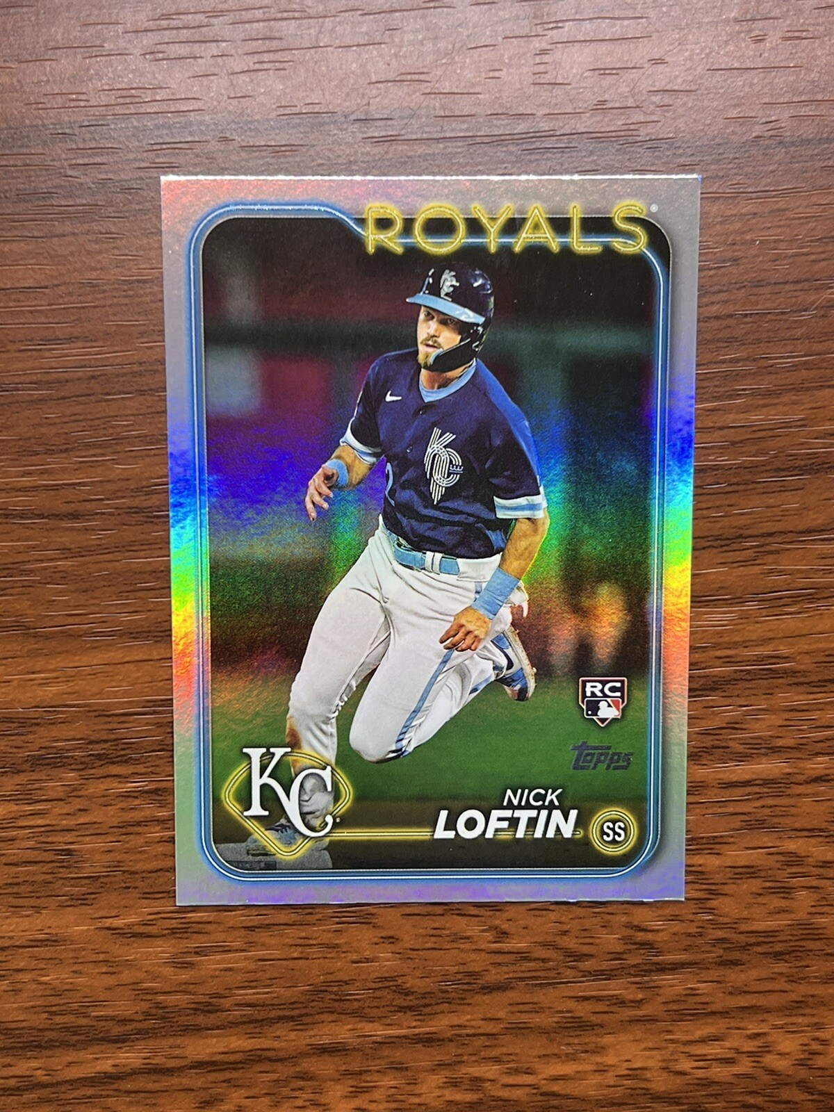 2024 Topps Series 2 Nick Loftin RAINBOW FOIL ROOKIE SP 506 Kansas City Royals RC
