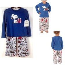 Nite Nite Peanuts by Munki Munki Toddler Snoopy Pajama Set Size 3T New NMK00198