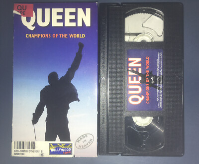 QUEEN Champions of the World (VHS, 1991) Made in Heaven Freddie