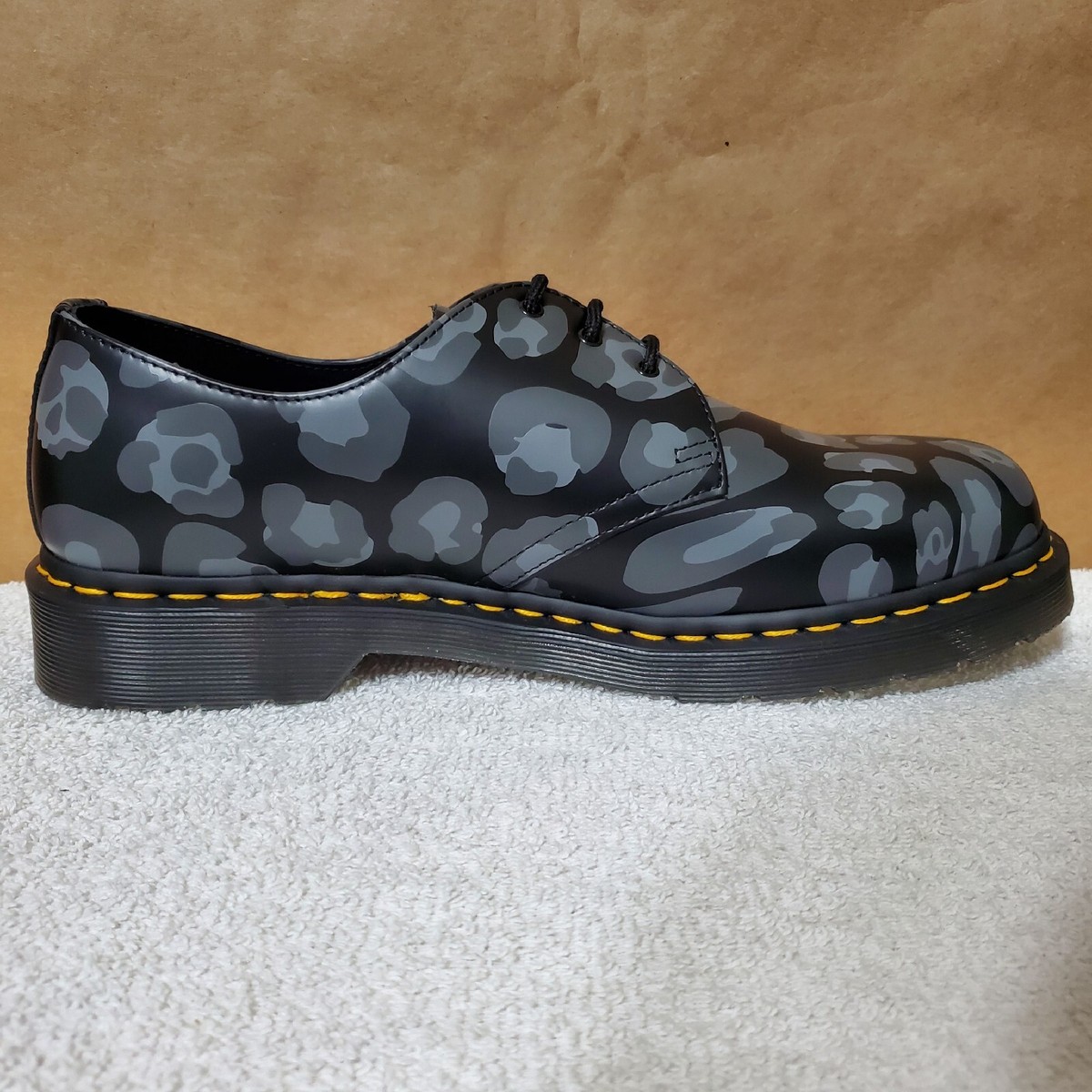 Dr. Martens 1461 Distorted Leopard/Skull‎ Print Oxford Shoes - Men\'s 12 Dr Martens 1461 Distorted Leopard Skull Smooth Print Oxford  main image 4