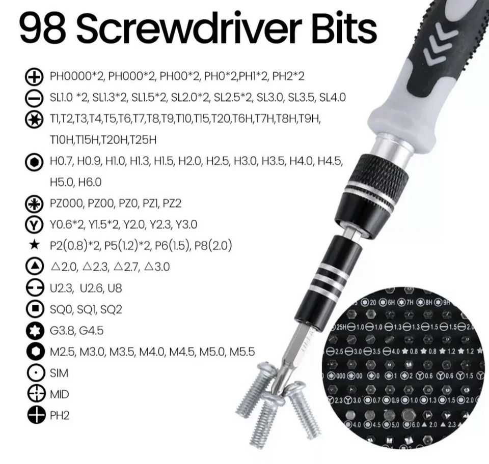 Repair Opening Pry Tools Screwdriver Kit Set Cell Phone iPhone 12 12 Pro Max8765 - Image 2 of 4
