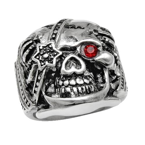 crazy pig CRYSTAL SKULL RING（USED） CRAZY PIG CRYSTAL SKULL ring #0411 | eBay