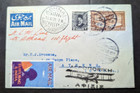 1931 Egypt Airmail First Flight Cover FFC Athens Local Use — photo 1