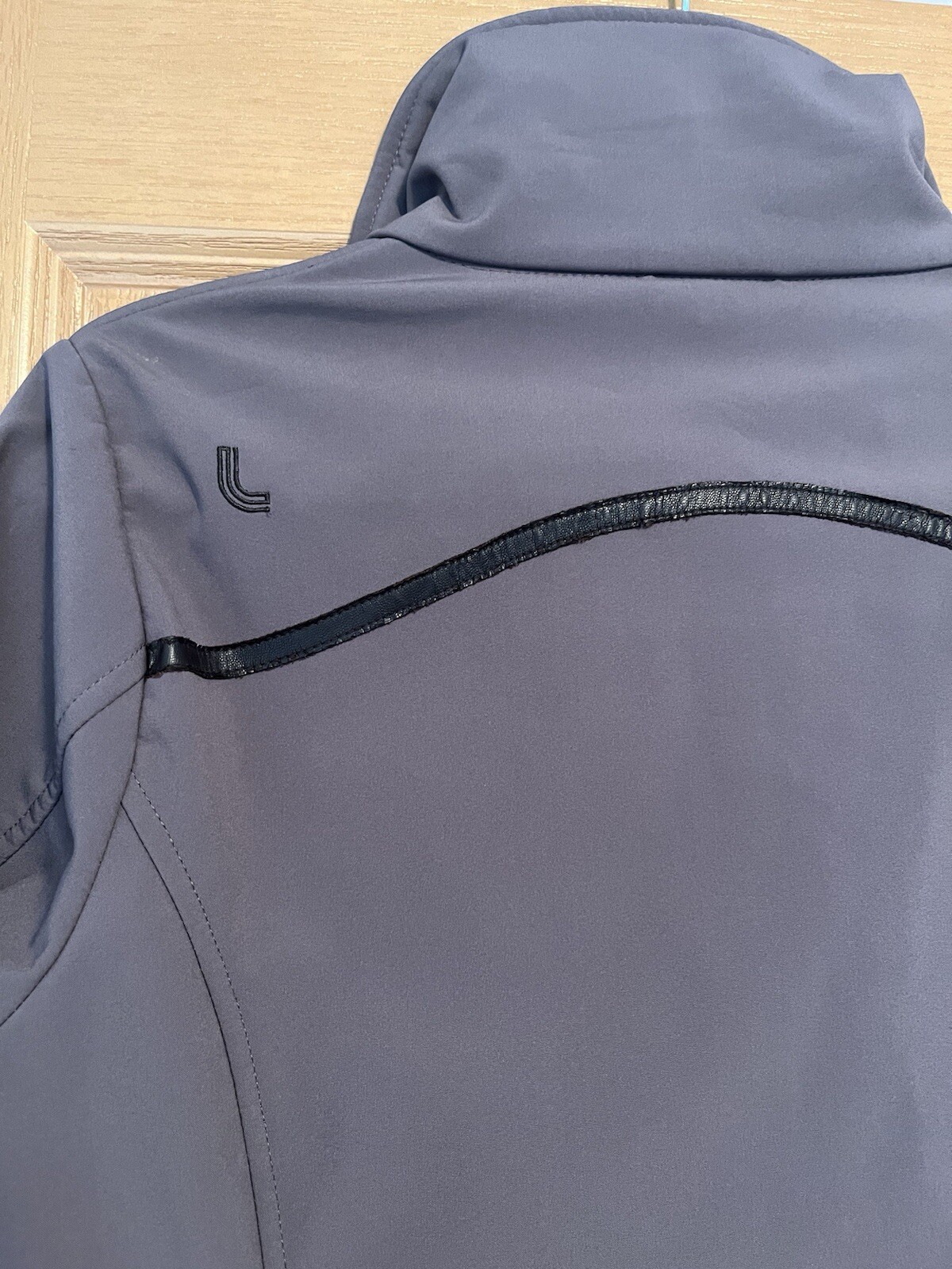 Lole Gray Softshell Trench Activewear Women's Med… - image 13