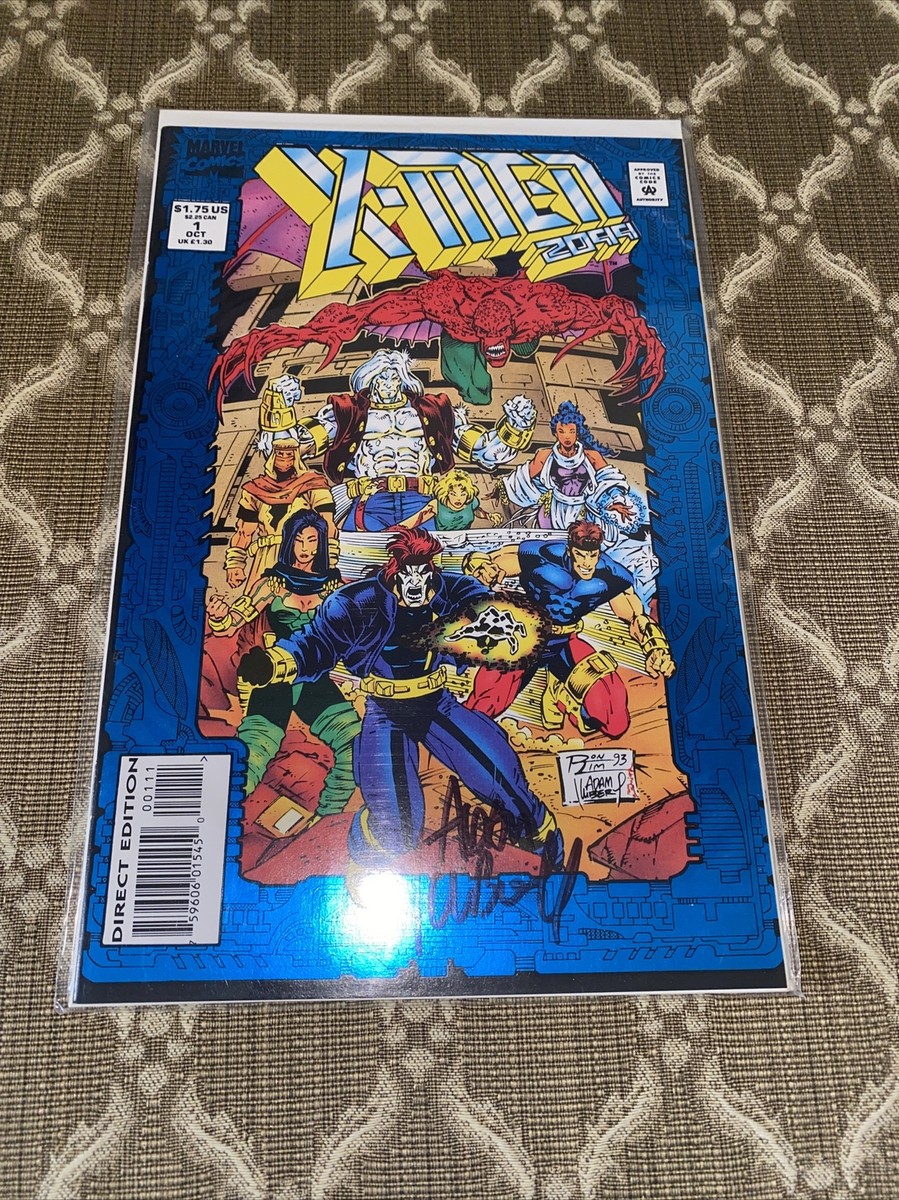 Man 1st〜9th CDまとめ売り X-MEN 2099 #1 A.D Oct 1993 Marvel Comics Blue Foil (A) Signed by