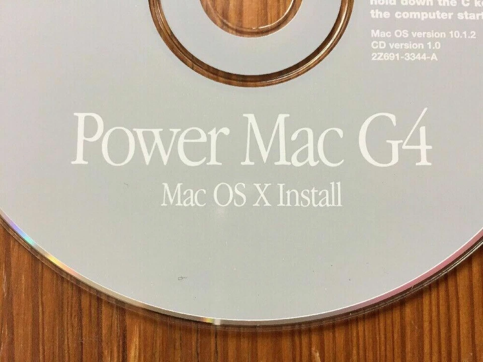 2002 Macintosh Power Mac G4 Mac OS X Disc 10.1.2 System Software Install CD - Image 2 of 4