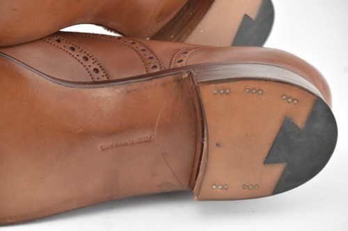 NUEVO | ZAPATOS BROGUE COMPLETOS FOSTER & SON X EDWARD GREEN 11.5D UK / 12C US MARRÓN - Imagen 13 de 13