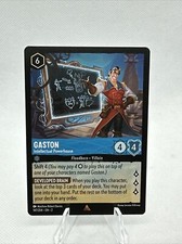 Gaston - Intellectual Powerhouse 147/204 Disney Lorcana Floodborn RARE NON FOIL