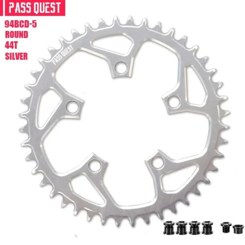 94BCD 5 Bolt Round Narrow Wide Chainring 32T-46T 10 11 12 Speed Bike Chainwheel - Picture 39 of 41