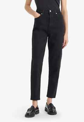 Levi's HIGH WAISTED MOM JEANS flash black/black 24/27