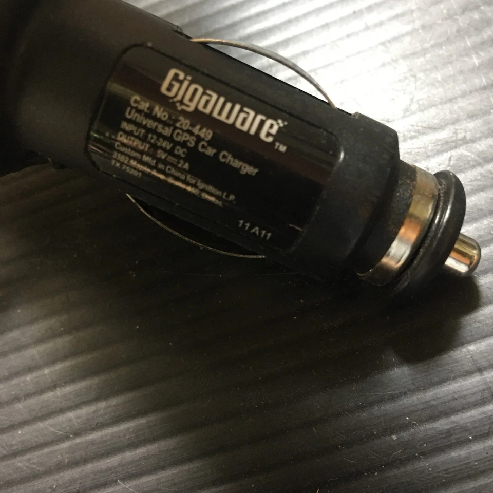 Cargador Universal GPS Vehículo Coche Gigaware 20-449, 5V-2A Sin Puntas Foto 2 de 3
