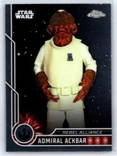 2023 Topps Chrome Star Wars 47 Admiral Ackbar