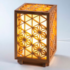 Ominato Bunkichi Shoten Floor Lamp Washi Andon Asanoha Small Handmade Akari 100V