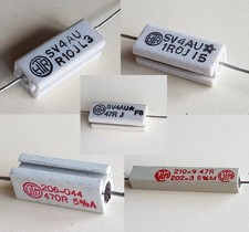 R10, 1R0, 47R, 470R, 5W wirewound ceramic resistor, 0.1  1 10 47 470 ohm-ref:622
